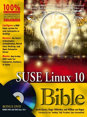 cover image of SUSE Linux 10 Bible